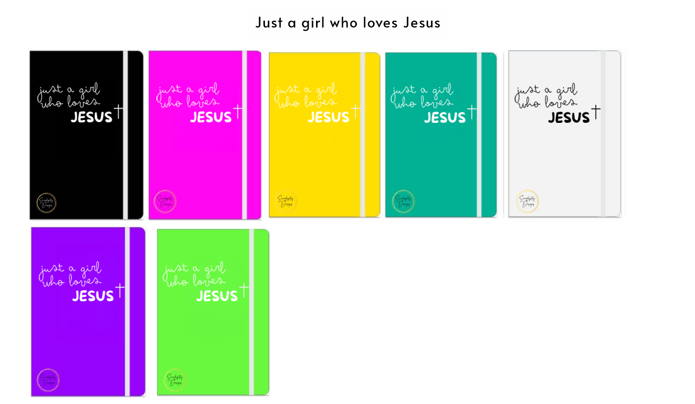 Just a girl who loves Jesus Collection - A5 Notebooks
