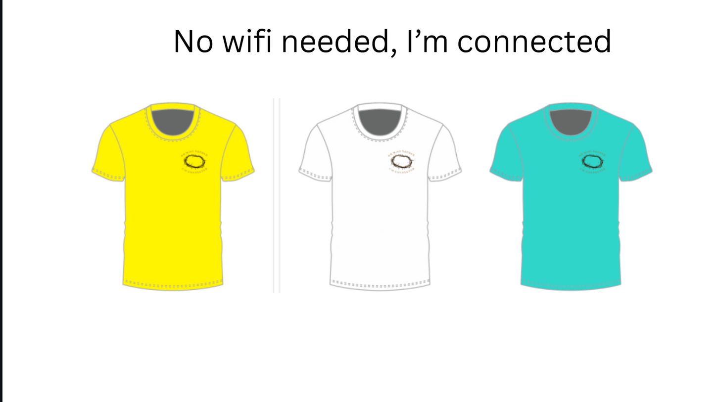 No Wifi Need, I'm Connected - Children's Crew Neck