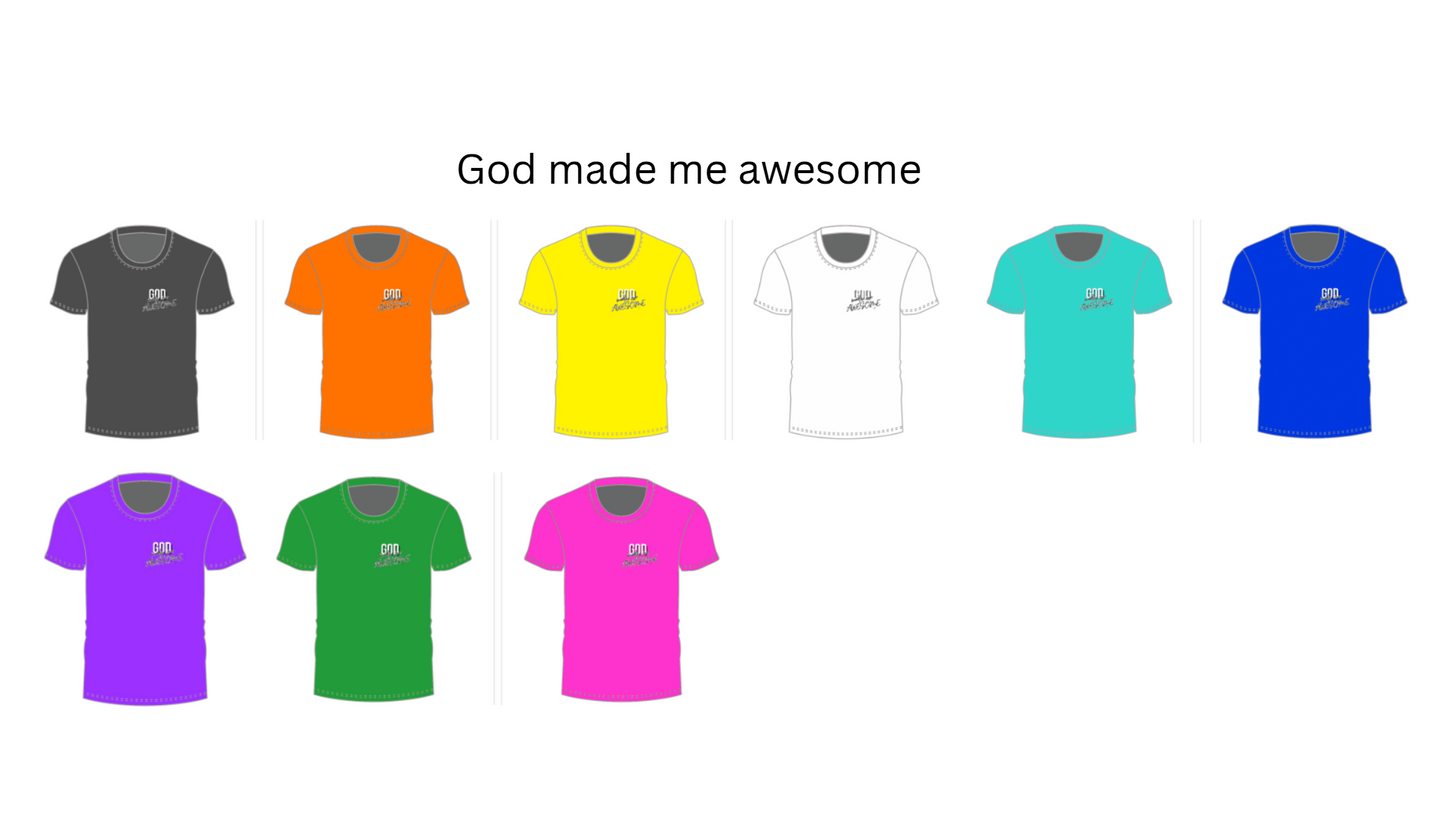 God made me awesome - Children's Crew Neck
