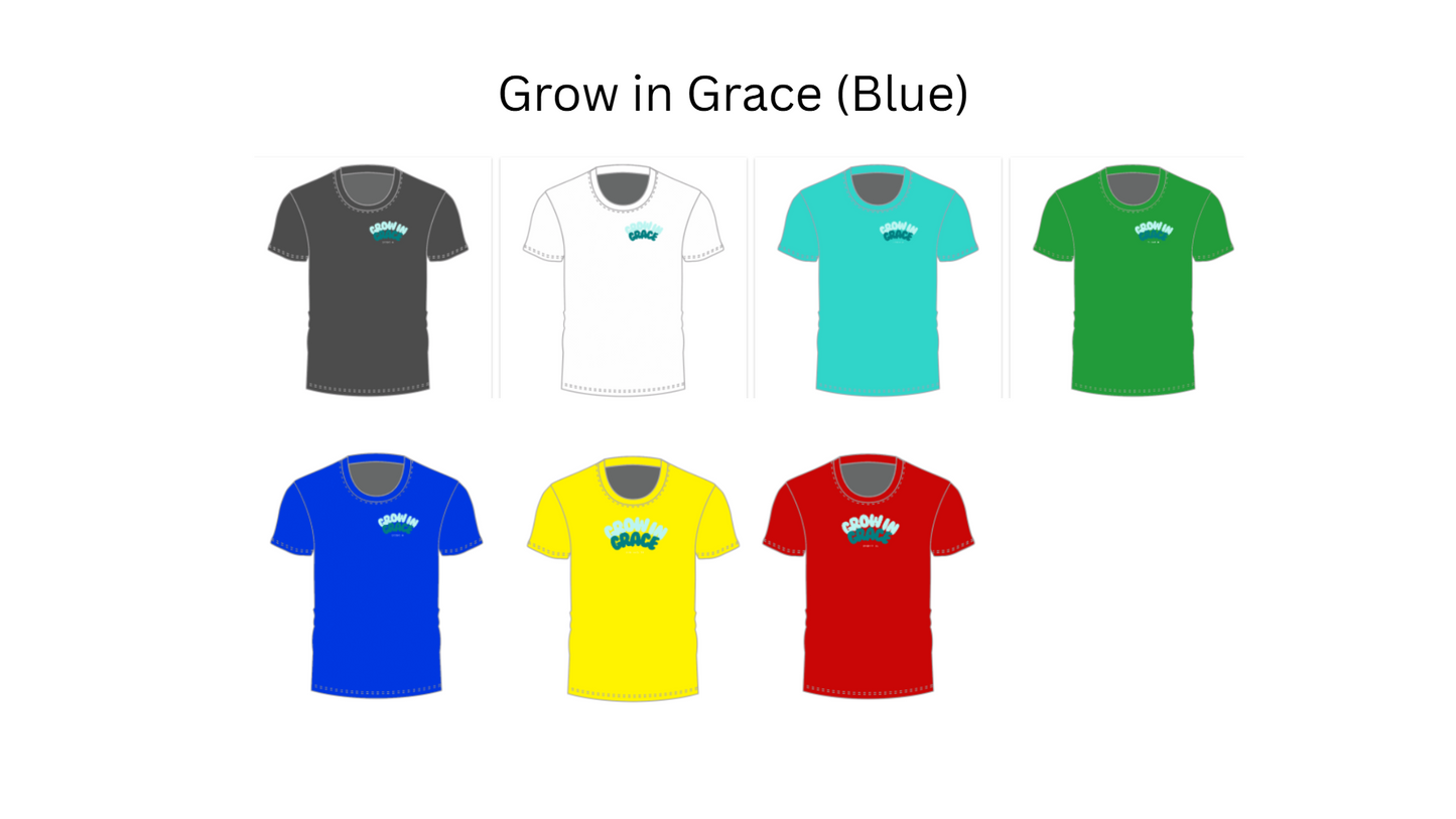 Grow in Grace (Blue) - Children's Crew Neck