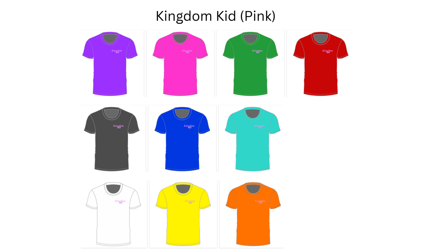 Kingdom Kid (Pink) - Children's Crew Neck