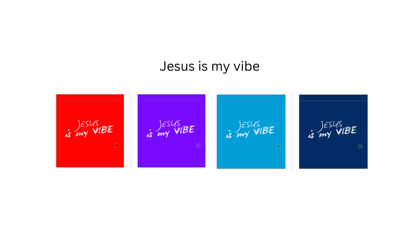 Jesus is my Vibe - shopper bag