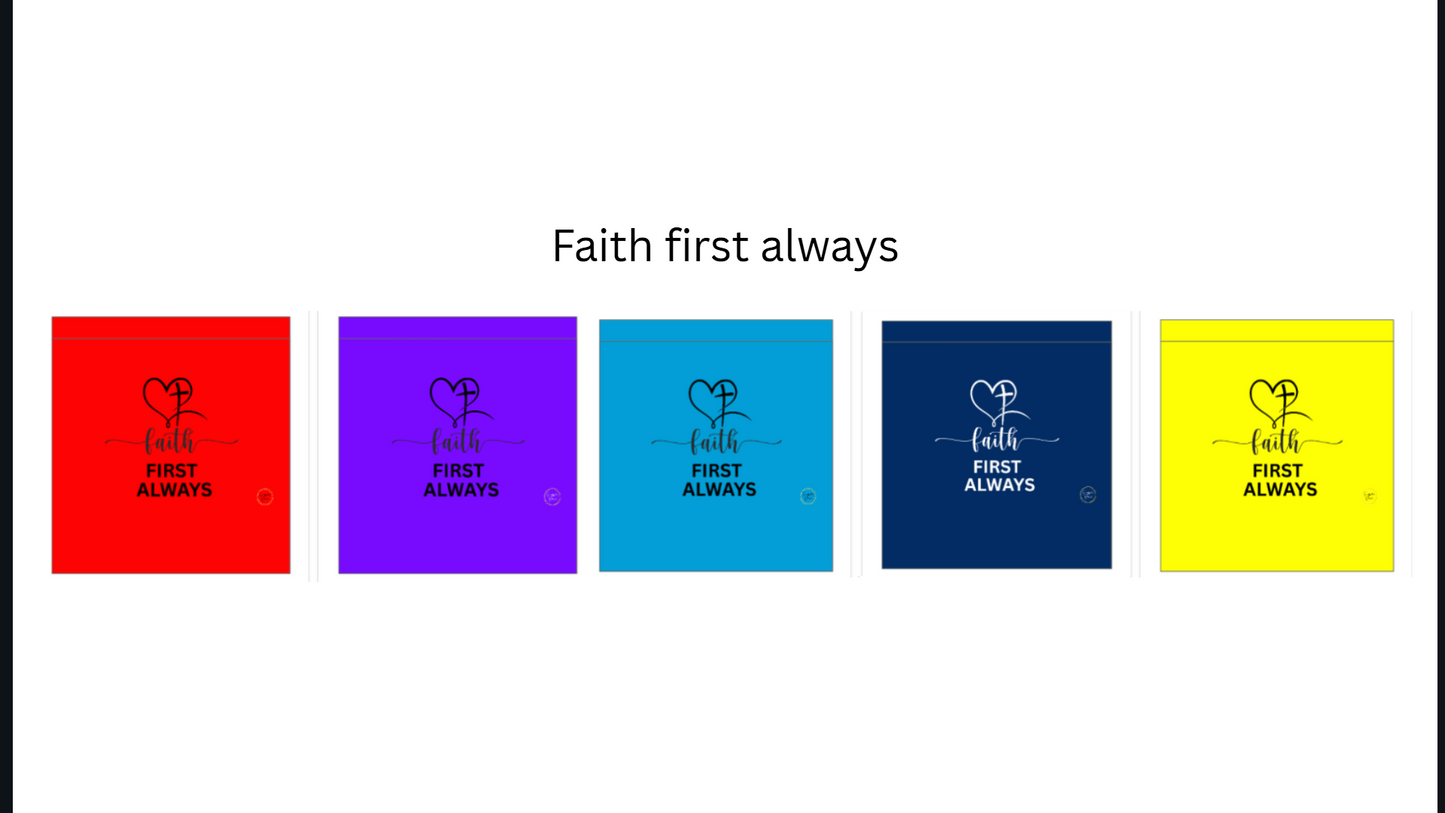Faith First Always - shopper bag