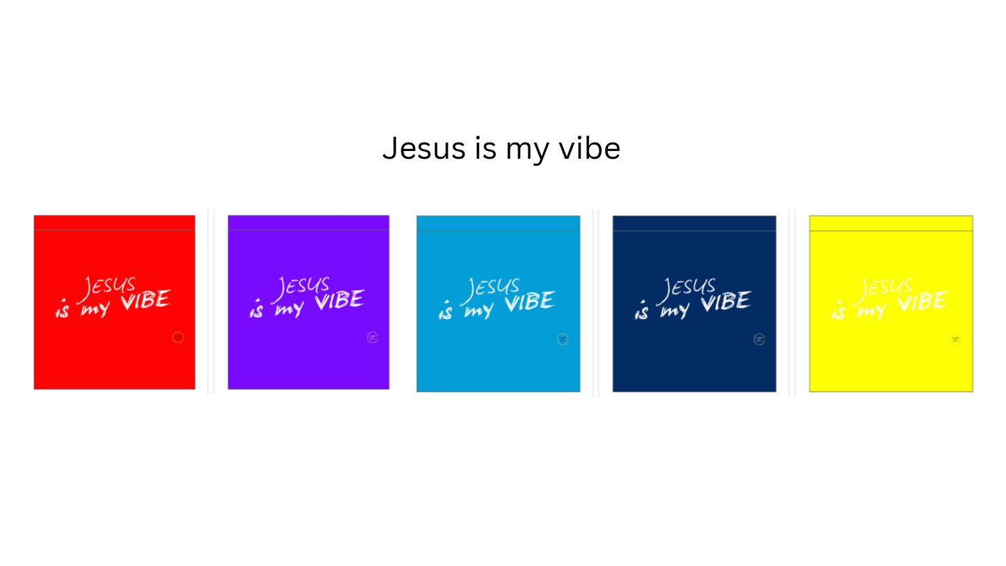 Jesus is my Vibe - shopper bag