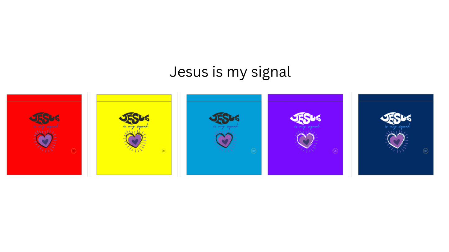 Jesus is my Signal - shopper bag