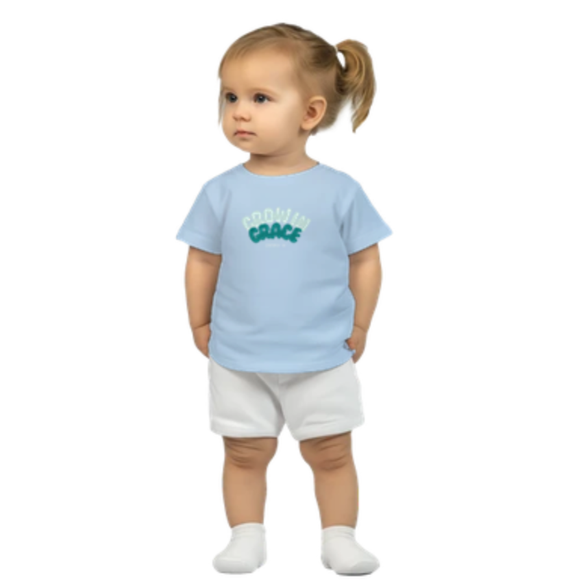 Grow in Grace (Blue/Green) - Toddlers Crew Neck