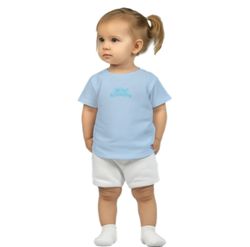 Mini Disciple (Blue) - Toddlers Crew Neck