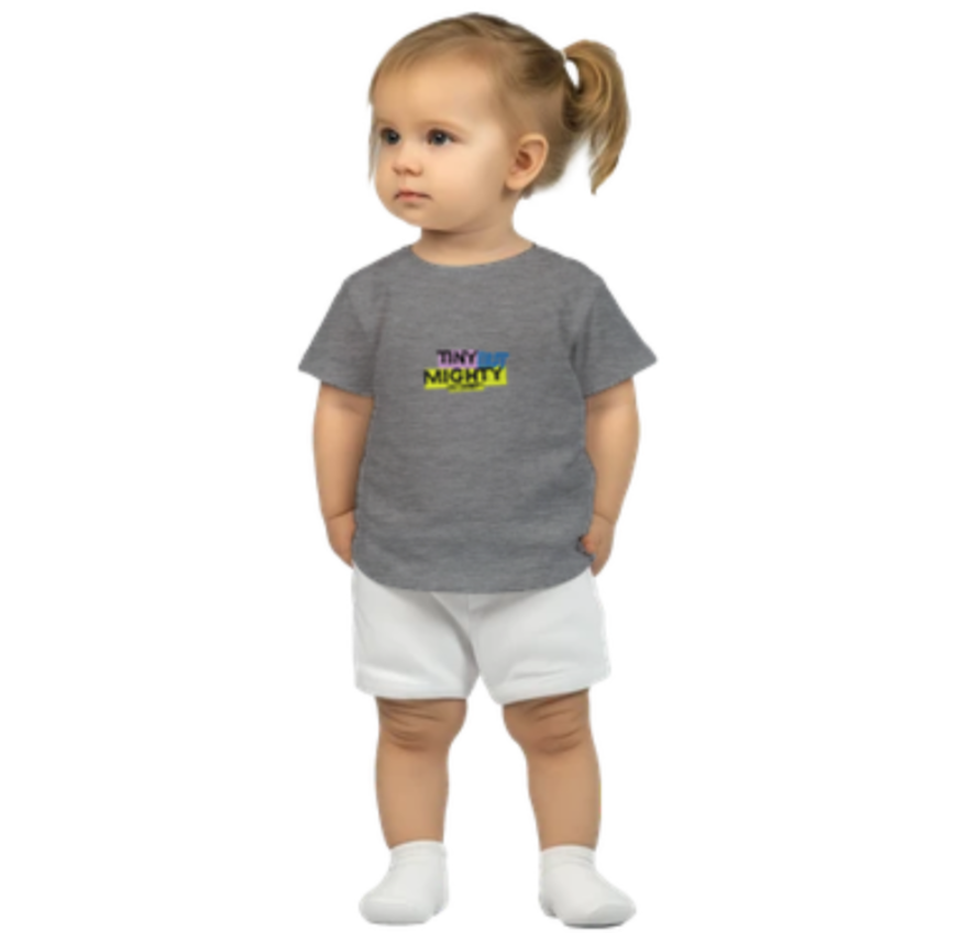 Tiny but mighty - Toddlers Crew Neck