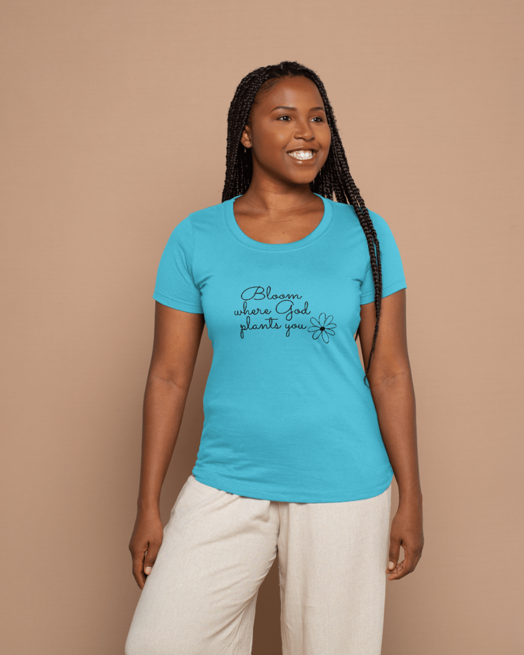 Bloom where God plants you - Crew Neck