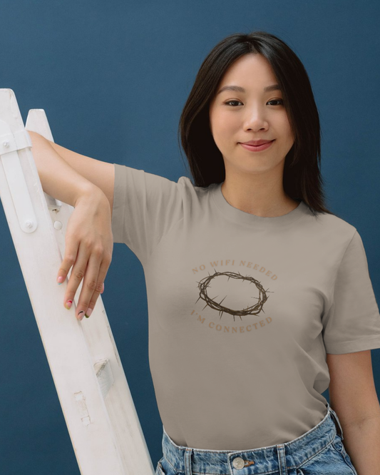 No wifi needed, I'm Connected - Crew Neck