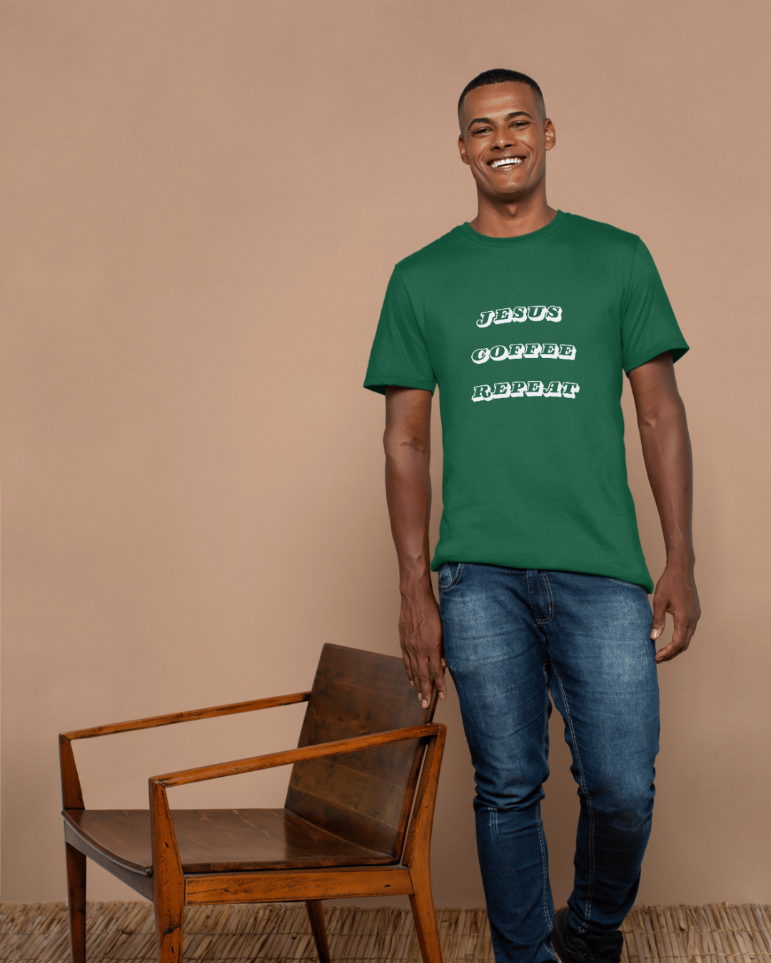 Jesus, Coffee, Repeat - Crew Neck