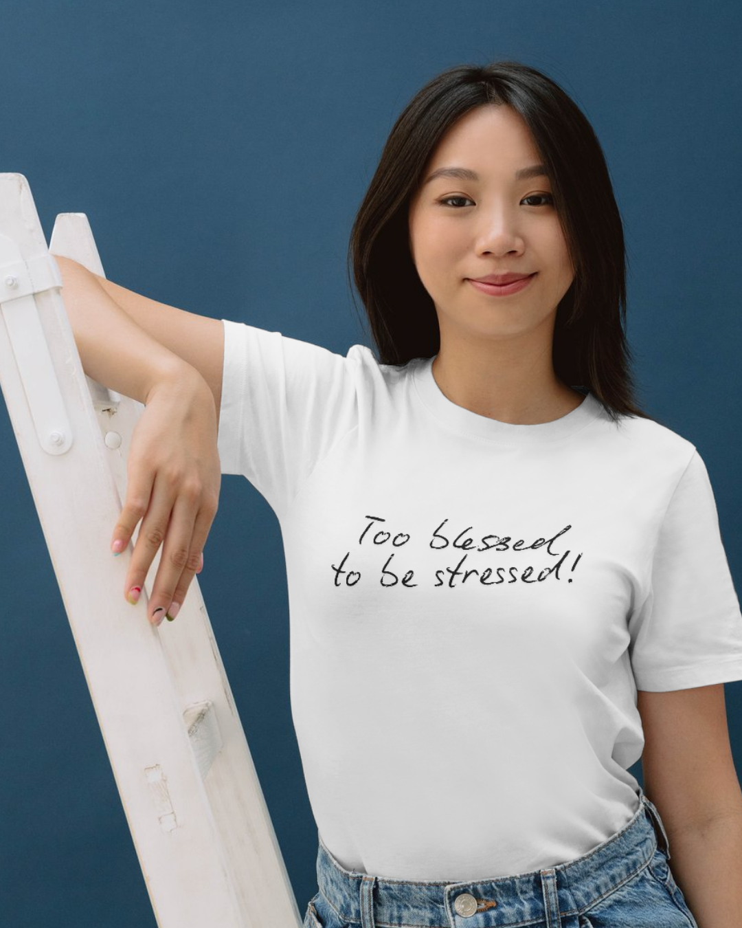 Too blessed to be stressed - Crew Neck