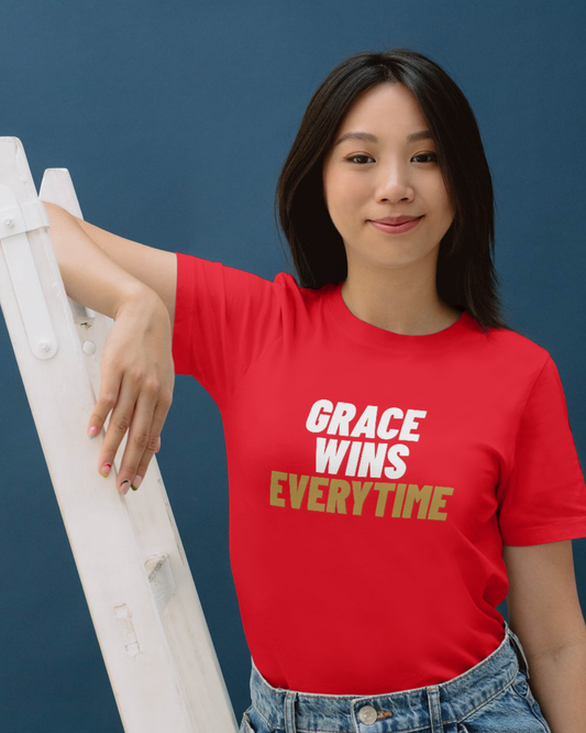 Grace Wins Every Time- Crew Neck