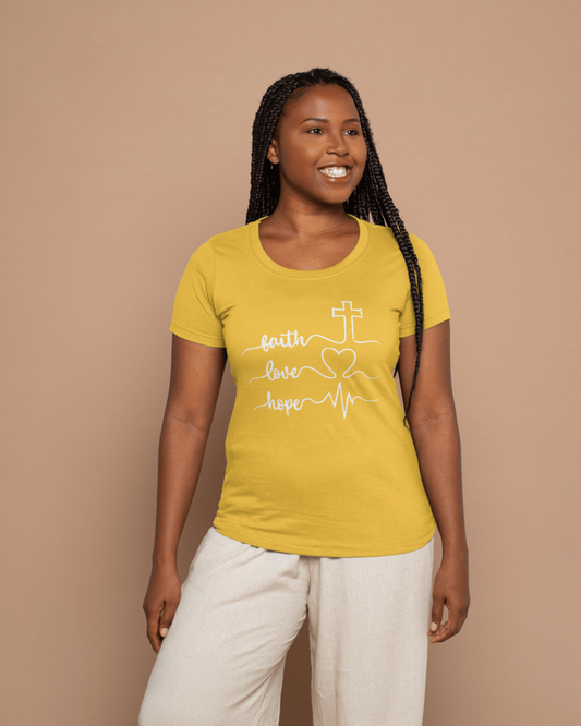 Faith, love, hope - Crew Neck