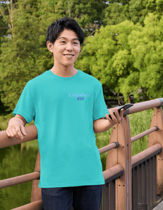 Kingdom Kid (Blue) - Children's Crew Neck