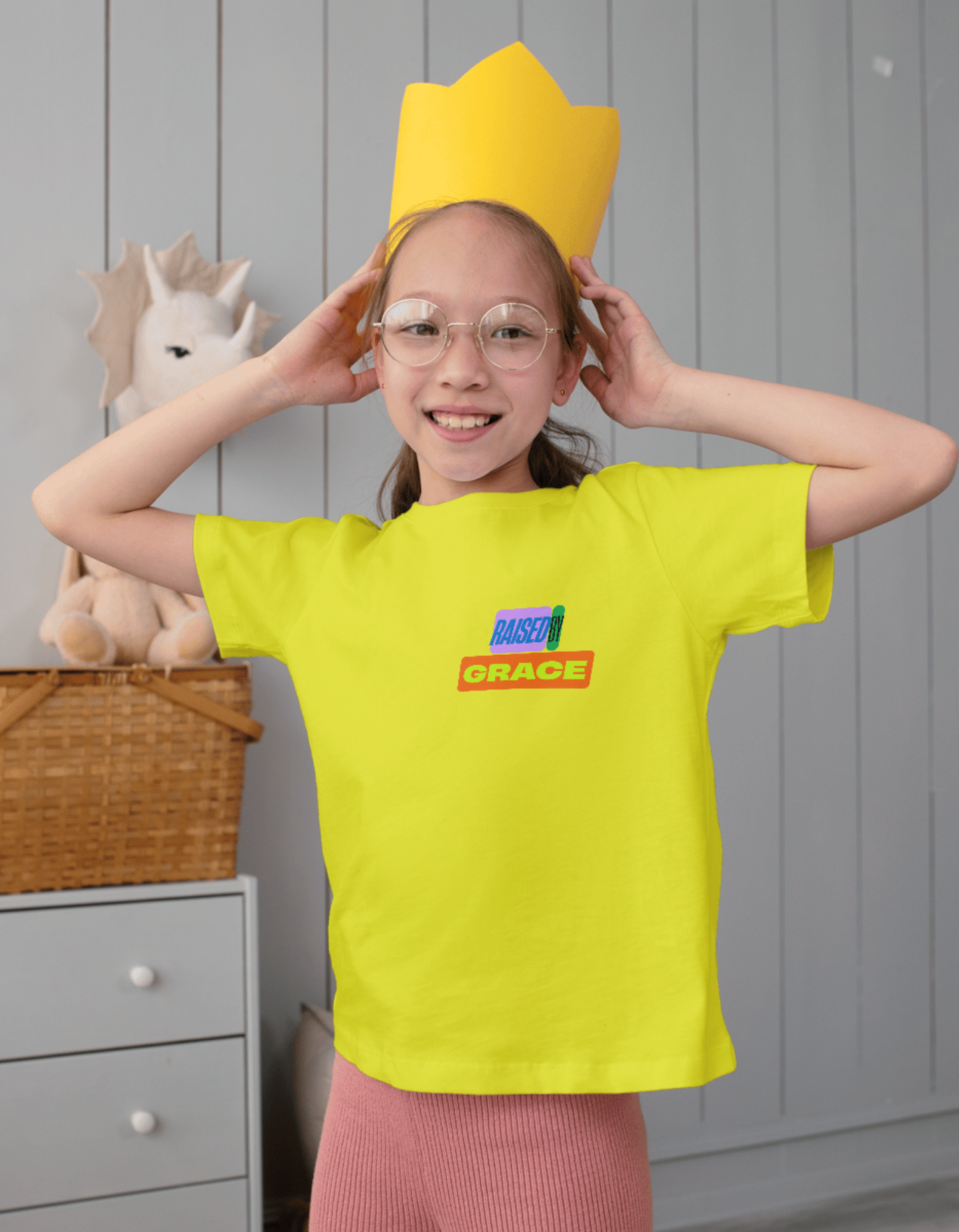 Raised by Grace - Children's Crew Neck