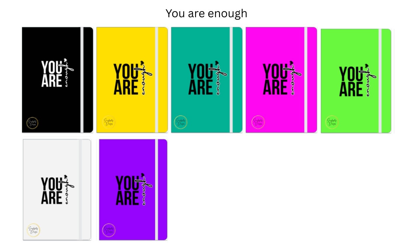 You Are Enough - A5 Notebook 80 pages Double-Sided