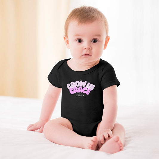 Grow in Grace - Short -Sleeve Baby's Bodysuit
