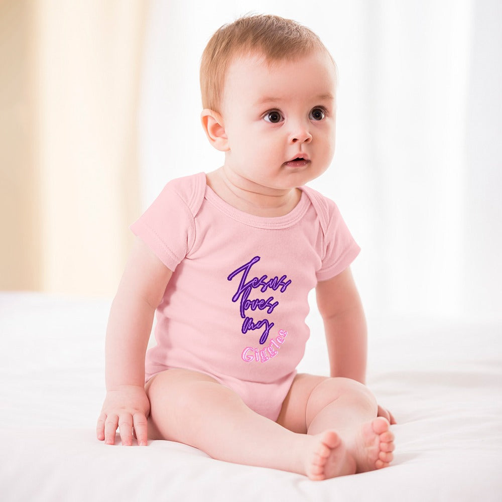 Giggles - Short -Sleeve Baby's Bodysuit